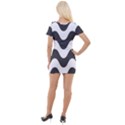 Copacabana  Short Sleeve Asymmetric Mini Dress View2