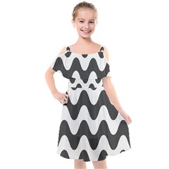 Copacabana  Kids  Cut Out Shoulders Chiffon Dress by Sobalvarro