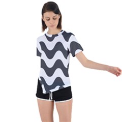 Copacabana  Asymmetrical Short Sleeve Sports Tee by Sobalvarro