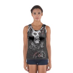 Monster Monkey From The Woods Sport Tank Top  by DinzDas