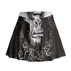 Monster Monkey From The Woods Mini Flare Skirt by DinzDas