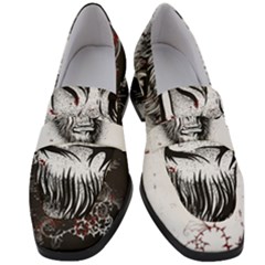 Monster Monkey From The Woods Women s Chunky Heel Loafers by DinzDas