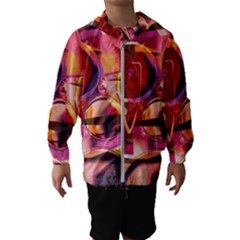 Fractured Colours Kids  Hooded Windbreaker by helendesigns