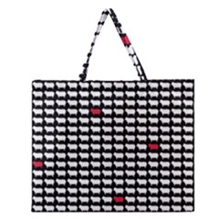 Herd Immunity Zipper Large Tote Bag