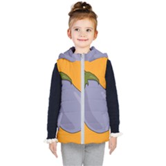 Eggplant Fresh Health Kids  Hooded Puffer Vest