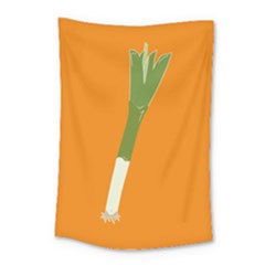 Leek Green Onion Small Tapestry by Alisyart