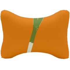 Leek Green Onion Seat Head Rest Cushion