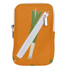 Leek Green Onion Belt Pouch Bag (large) by Alisyart