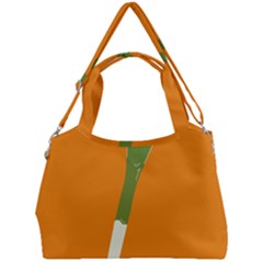 Leek Green Onion Double Compartment Shoulder Bag by Alisyart