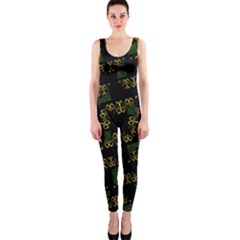 Modern Geometric Print One Piece Catsuit by dflcprintsclothing
