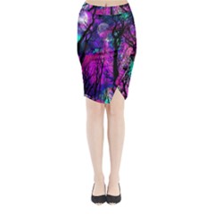 Fairytale Forest Midi Wrap Pencil Skirt by augustinet