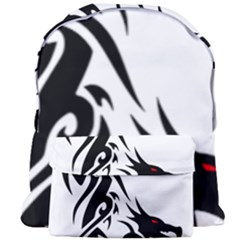 Black Dragon Animal Giant Full Print Backpack