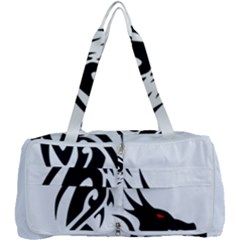 Black Dragon Animal Multi Function Bag by HermanTelo