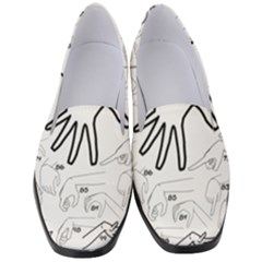 Hands Reference Art Drawing Women s Classic Loafer Heels