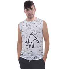 Hands Reference Art Drawing Men s Regular Tank Top by Mariart