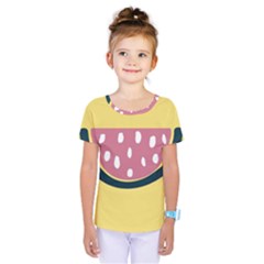 Fruit Watermelon Red Kids  One Piece Tee