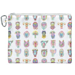 Female Reproductive System  Canvas Cosmetic Bag (xxl) by ArtByAng