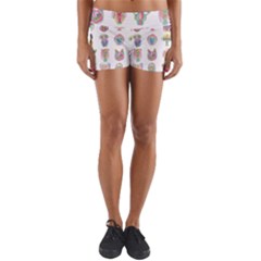 Female Reproductive System  Yoga Shorts