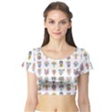 Female Reproductive System  Short Sleeve Crop Top View1