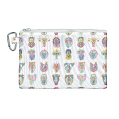 Female Reproductive System  Canvas Cosmetic Bag (large)