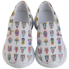 Female Reproductive System  Kids Lightweight Slip Ons by ArtByAng