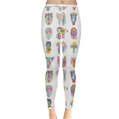 Female Reproductive System  Inside Out Leggings by ArtByAng
