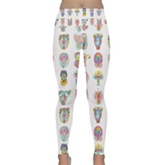 Female Reproductive System  Lightweight Velour Classic Yoga Leggings by ArtByAng