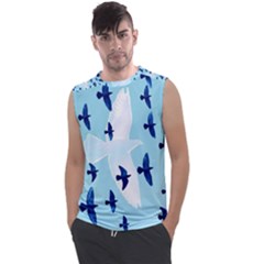 Illustrations Birds Flying Men s Regular Tank Top by HermanTelo