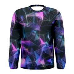 Abstract Atom Background Men s Long Sleeve Tee