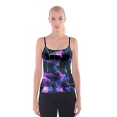 Abstract Atom Background Spaghetti Strap Top