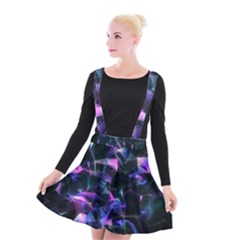 Abstract Atom Background Suspender Skater Skirt by Mariart