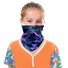 Abstract Atom Background Face Covering Bandana (kids)