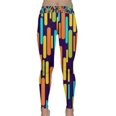 Illustration Abstract Line Classic Yoga Leggings