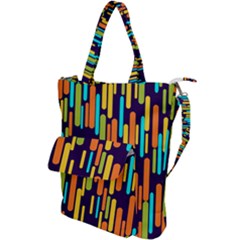 Illustration Abstract Line Shoulder Tote Bag by Alisyart