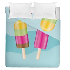 Ice Cream Parlour Duvet Cover Double Side (queen Size)