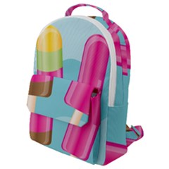 Ice Cream Parlour Flap Pocket Backpack (small) by HermanTelo