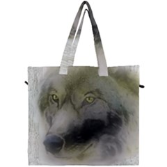 Wolf Evil Monster Canvas Travel Bag by HermanTelo