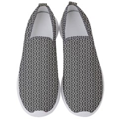 Black And White Triangles Men s Slip On Sneakers