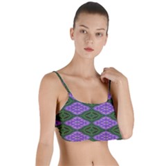 Digital Grapes Layered Top Bikini Top  by Sparkle