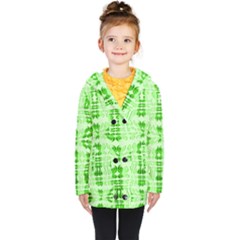 Digital Illusion Kids  Double Breasted Button Coat by Sparkle