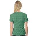 Digital Waves V-Neck Sport Mesh Tee View2