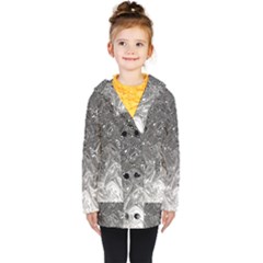 Grey Glow Cartisia Kids  Double Breasted Button Coat by Sparkle