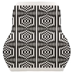 Optical Illusion Car Seat Back Cushion  by Sparkle