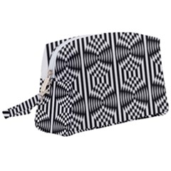 Optical Illusion Wristlet Pouch Bag (large) by Sparkle