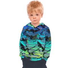 Digital Abstract Kids  Overhead Hoodie by Sparkle