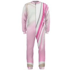 Modern Pink Onepiece Jumpsuit (men)  by Sparkle