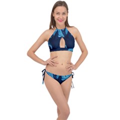 Sea Wrap Cross Front Halter Bikini Set by Sparkle