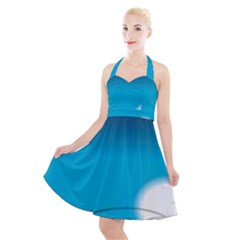 Fishing Halter Party Swing Dress  by Sparkle