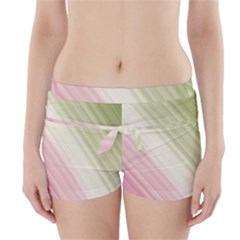 Pink Green Boyleg Bikini Wrap Bottoms by Sparkle