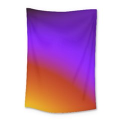 Violet Orange Small Tapestry by Sparkle